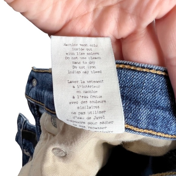 Rag & Bone High Rise Skinny Leg Jeans in Color Sloane - Picture 9 of 13